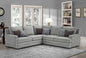 M8072 Light Gray Chenille Sectional