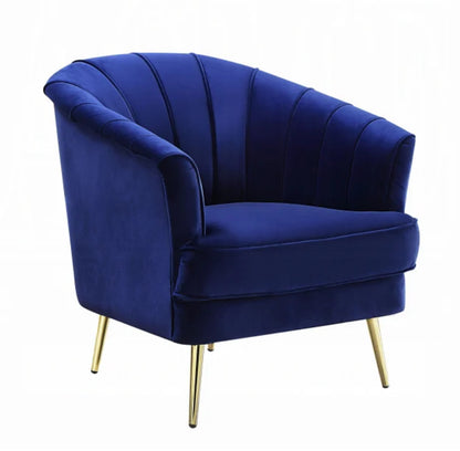 Eastbrook - 2 Piece Living Room Set - Blue Velvet