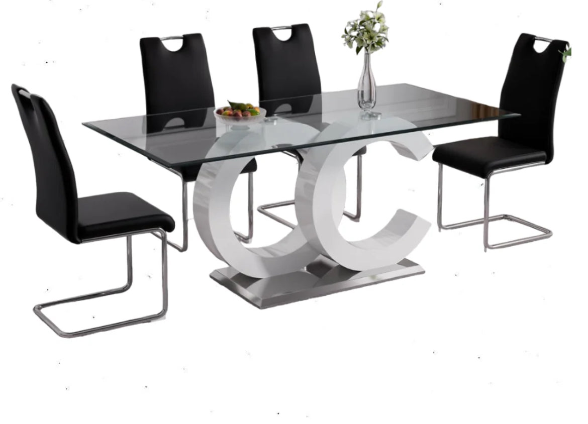 Celine Dining Table 5 Piece Set