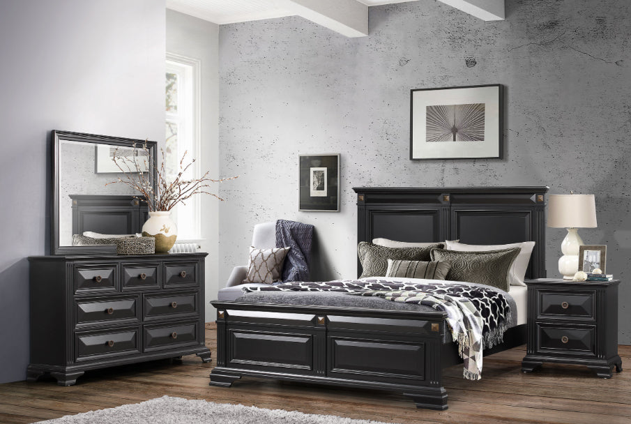 Carter Black 4 PC Bedroom Set