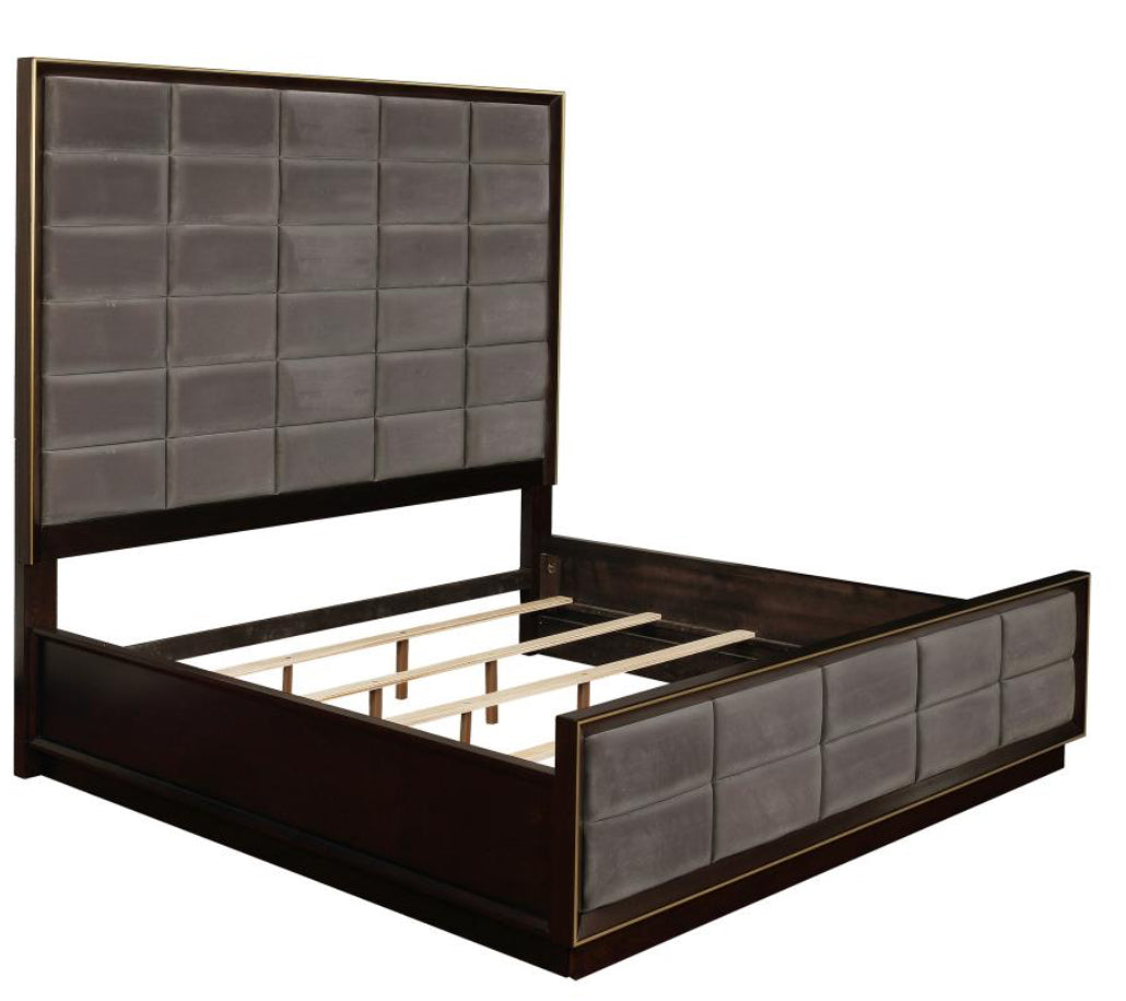 Durango 4pc Bedroom Set King/ Queen Peppercorn