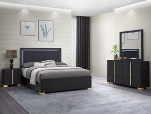 Marceline 4-piece Queen Bedroom Set Black