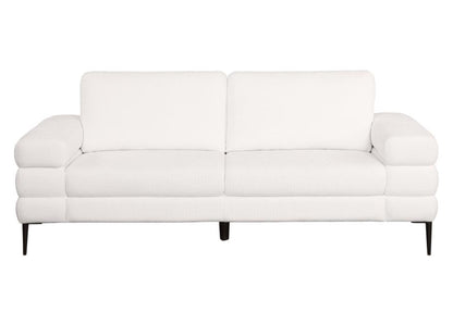 JESSEL CHENILLE UPHOLSTERED SOFA SET IVORY