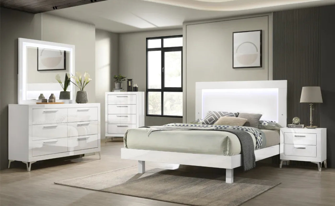 Miami 4pc Bedroom Set King/ Queen