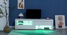 Load image into Gallery viewer, 4805 White TV Stand 71&quot;
