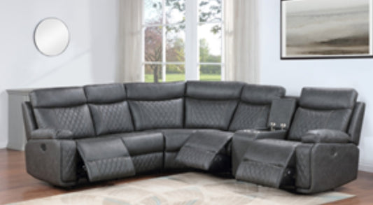 M8196 Cecil Dark Gray Sectional