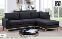 Load image into Gallery viewer, 83126
Anisa Black Sherpa RSF Sectional 2pcs
