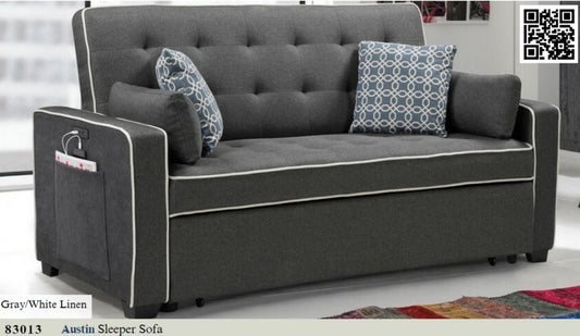 83013
Austin Modern Gray Fabric Sleeper Sofa