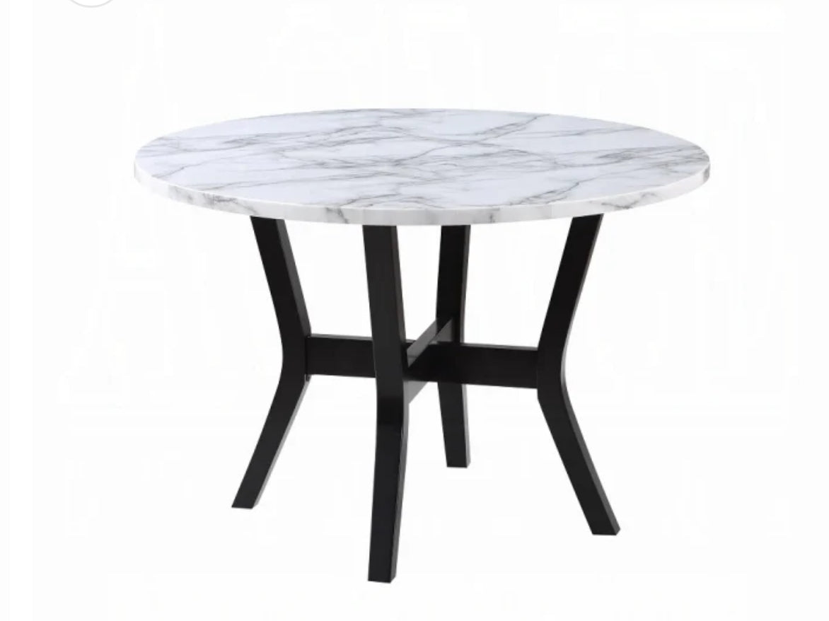 Kusa 5 Piece Dining Set with Stone Top