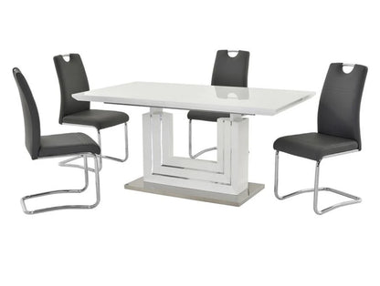 Lila Grey 5-Piece Dining Set