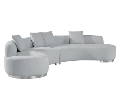Brickell Contemporary Sofa Grey