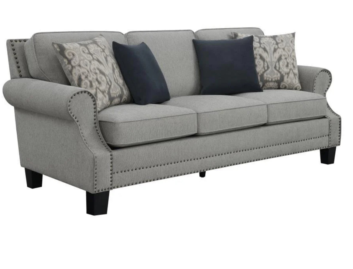 Sheldon - 3 Piece Set (Sofa, Loveseat, Chair) - Light Gray