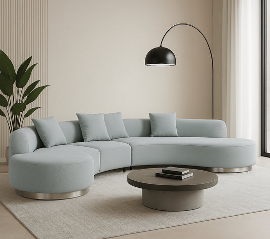 Brickell Contemporary Sofa Grey
