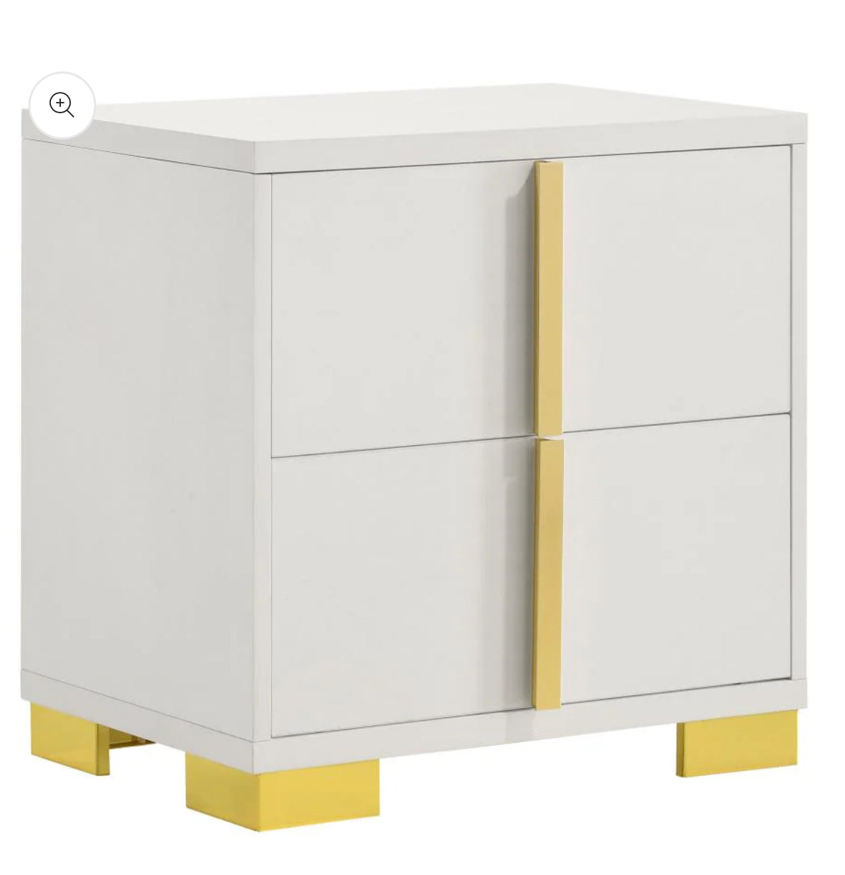 Marceline 4-piece Bedroom Set with LED Headboard Black / White