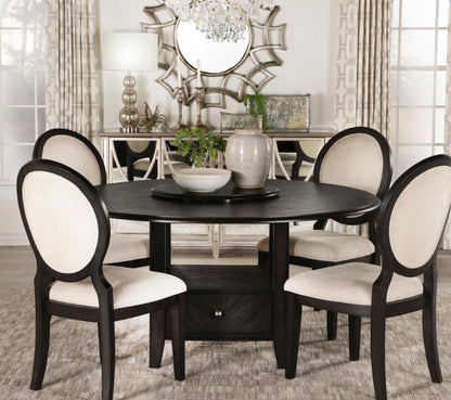 Twyla - Dining Table 5 Piece Set - Black