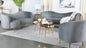 Sophia - Living Room Set - Dark Gray velvet