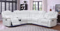S482 WHITE Recliner Sectional