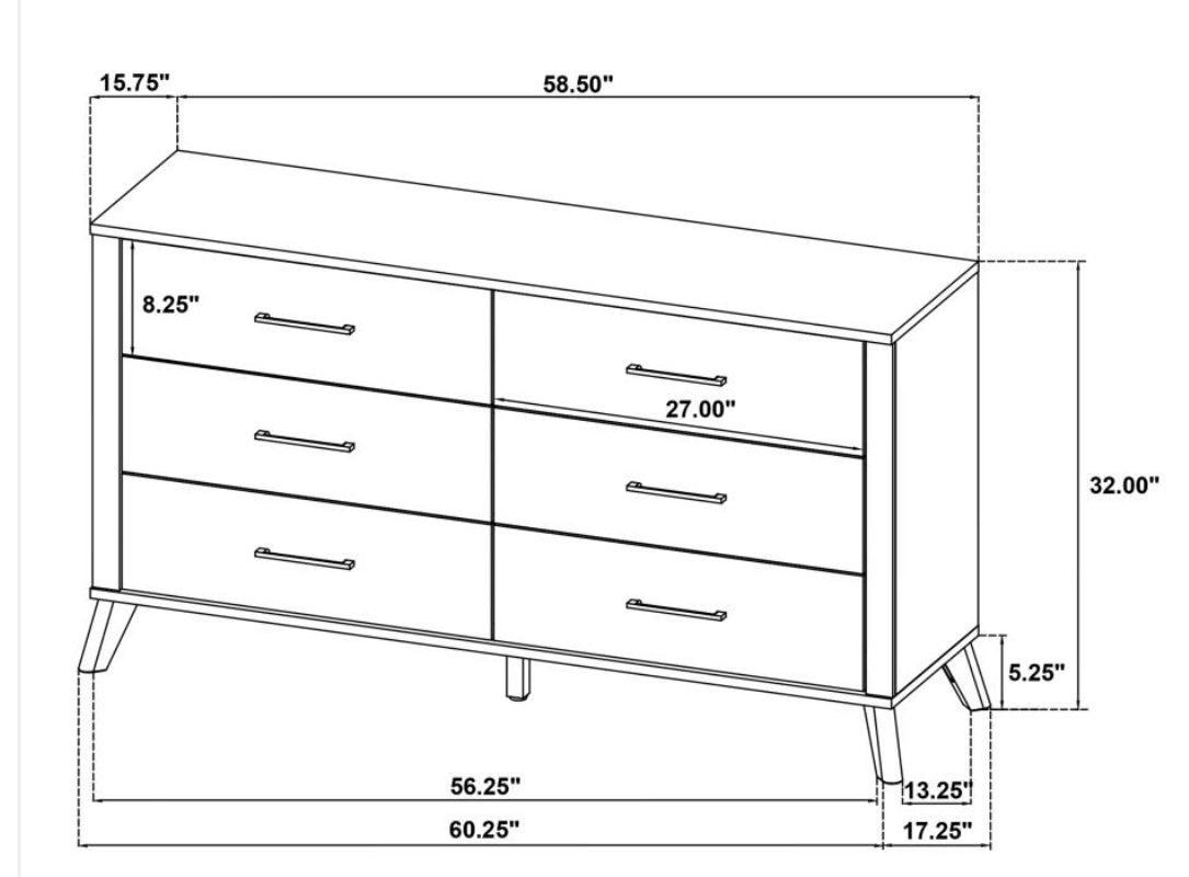 KAYWOOD 4-PIECE QUEEN / KING BEDROOM SET NATURAL PINE