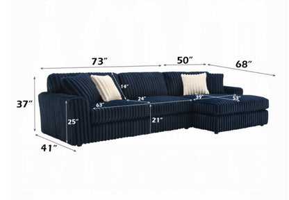 Breton Sectional Sofa w/4 Pillows