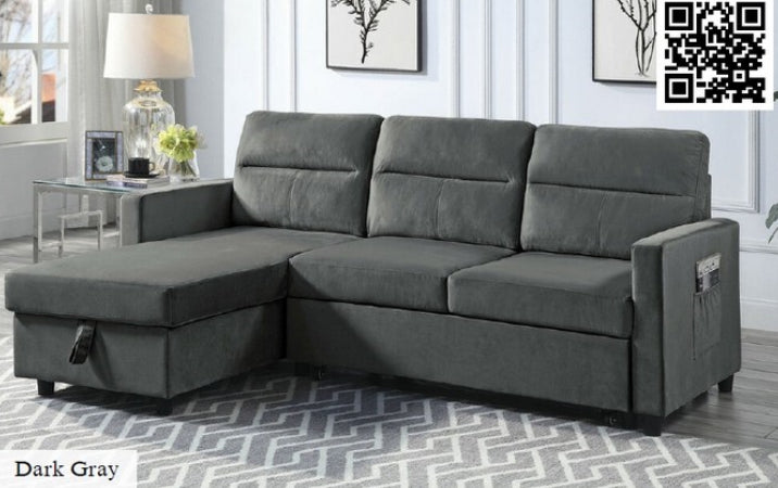 89331DG
Ivy Dark Gray Velvet Loveseat