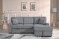 M8011 Gray Right Chaise Sectional