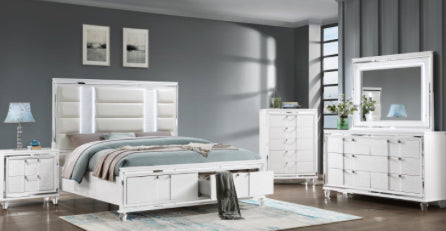 B535 - GINA 4pc Bedroom Set Queen/ King
