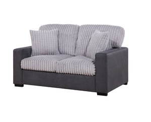 U9016 Light Grey/Mist Sofa + Loveseat