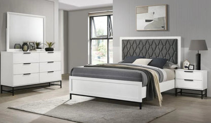 Sonora 4-piece Queen Bedroom Set White