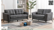 Load image into Gallery viewer, 89727-SL
Callie Gray Woven Fabric Sofa Loveseat
