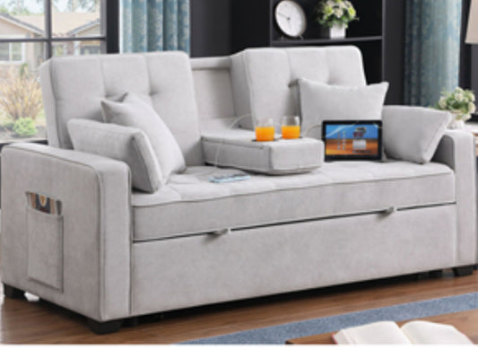 Sofa Sleeper 69.5” Cody ll Light Woven Fabric