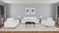 JESSEL CHENILLE UPHOLSTERED SOFA SET IVORY