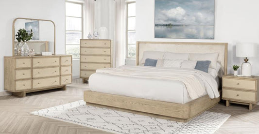 KAILANI QUEEN\ BEDROOM SET BEIGE OAK
