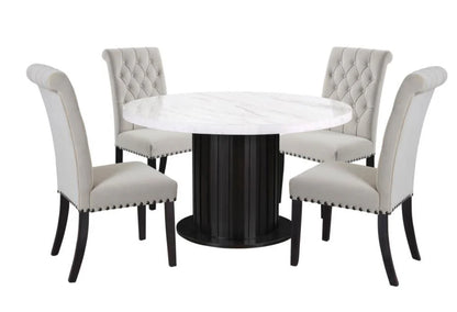 Sherry - Dining Table 5 Piece Set - White