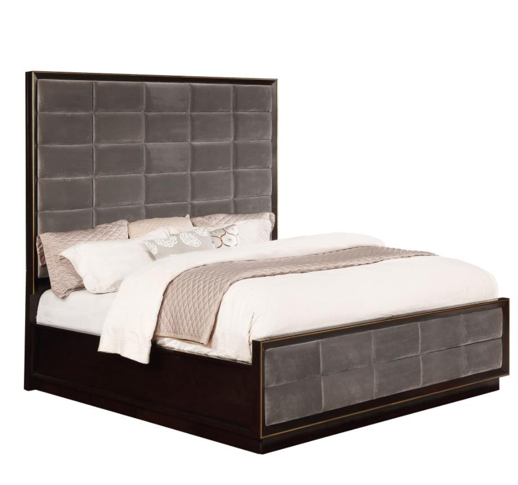 Durango 4pc Bedroom Set King/ Queen Peppercorn