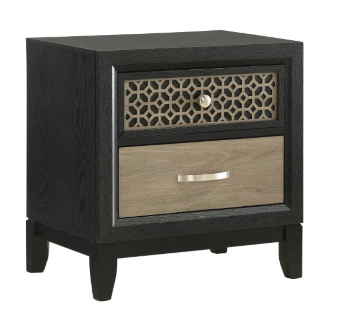 Valencia 4pc Bedroom Set Wood/Black