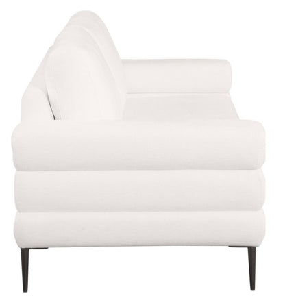 JESSEL CHENILLE UPHOLSTERED SOFA SET IVORY