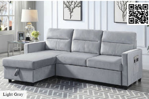 89331LG
Ivy Light Gray Velvet Loveseat