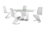 Modway White Dining set 5pc Set