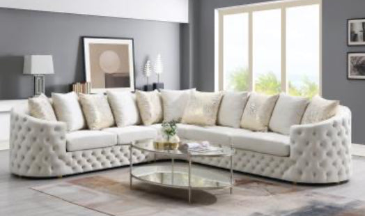 L825 Nyra Cream Sectional