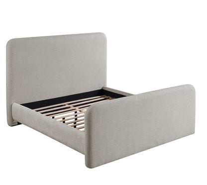 WREN UPHOLSTERED EASTERN KING/QUEEN PANEL BED GREY