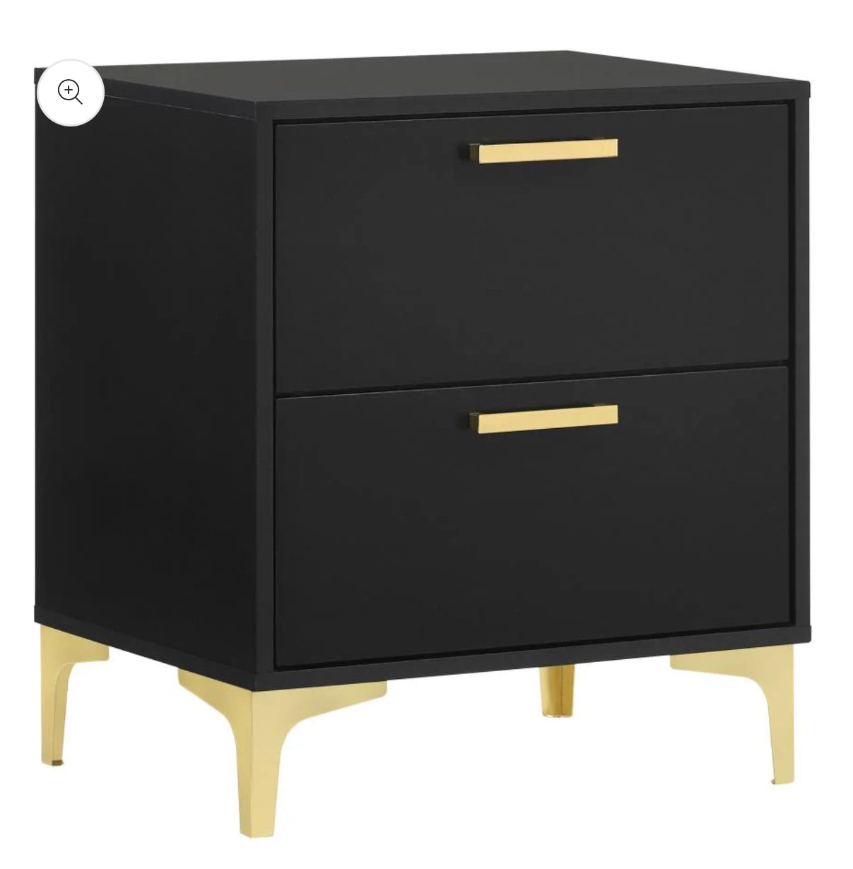 Kendas 4-piece Tufted Panel Queen Bedroom Set Black and Gold