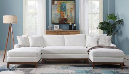 Valiant Sectional Sofa W/4 Pillows