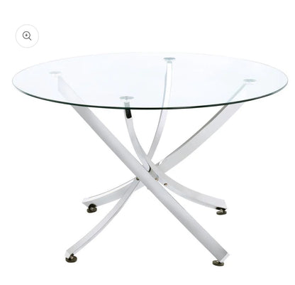 Brooklyn Grey & White Dining Table 5 Piece Set