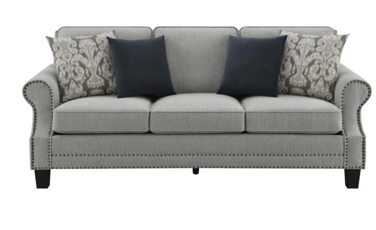 Sheldon - 3 Piece Set (Sofa, Loveseat, Chair) - Light Gray