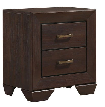 KAUFFMAN 4-PIECE QUEEN/KING BEDROOM SET DARK COCOA