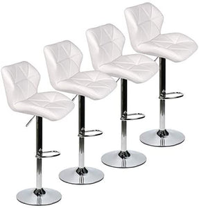 Set of 4 Shell Shaped Chair Bar Stools Modern ( Multi Colors)