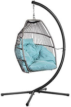 Load image into Gallery viewer, Premium X-Large Patio Hanging Chair Swing Egg Chair
