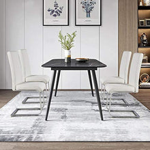 Load image into Gallery viewer, 6pcs Modern White Dining Chairs
