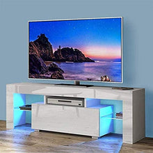Load image into Gallery viewer, High Gloss TV Stand with LED Lights,Modern TV Stand for 51 Inch TV
