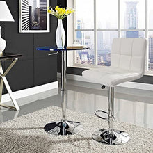 Load image into Gallery viewer, White Square Design Modern Barstools Set Of 2
